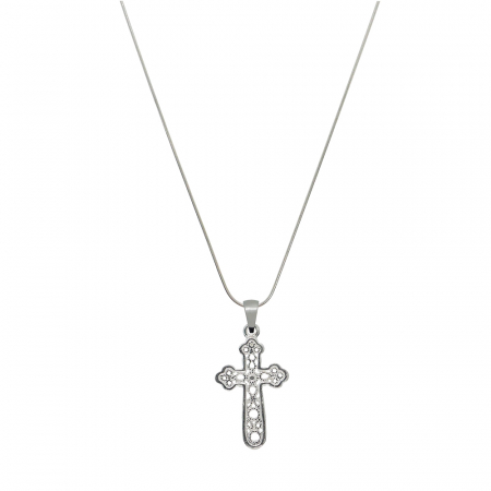 Cu cruciulite - Lantisor argint personalizat cruciulita argint 4222SCH510 Dras