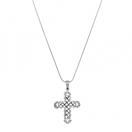 Cu cruciulite - Lantisor argint personalizat cruciulita argint 4224SCH580 Dras