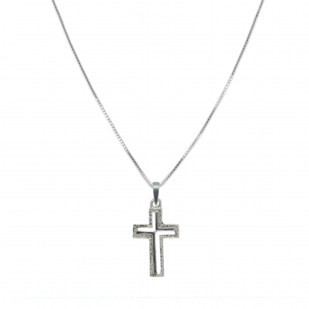 Cu cruciulite - Lantisor argint personalizat cruciulita argint 4230VEN350 Dras