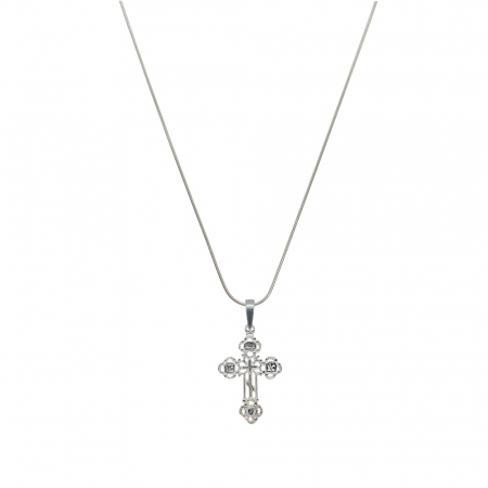 Cu cruciulite - Lantisor argint personalizat cruciulita argint 4231SCH405 Dras