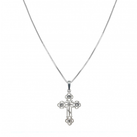 Cu cruciulite - Lantisor argint personalizat cruciulita argint 4231VEN325 Dras