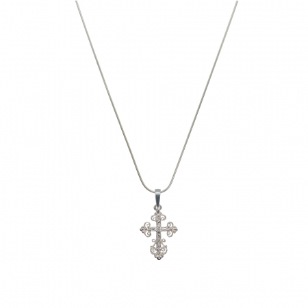 Cu cruciulite - Lantisor argint personalizat cruciulita argint 4234SCH395 Dras