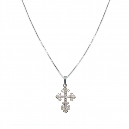 Cu cruciulite - Lantisor argint personalizat cruciulita argint 4234VEN315 Dras