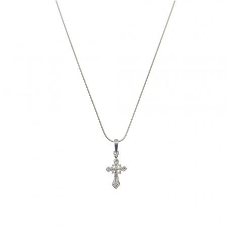 Cu cruciulite - Lantisor argint personalizat cruciulita argint 4236SCH380 Dras