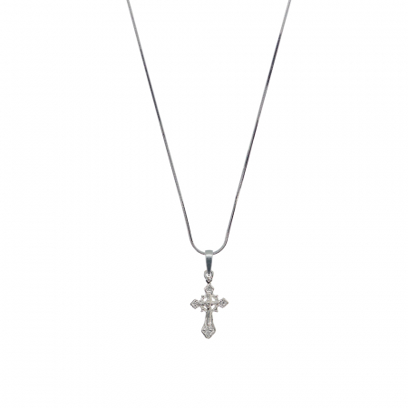 Lantisor argint personalizat cruciulita argint 4236SCHD380 Dras Lantisoare din argint cu tematica religioasa: - Lantisor argint personalizat cruciulita argint 4236SCHD380 Dras