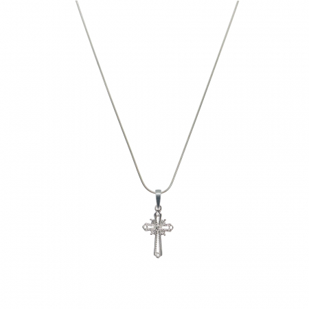 Cu cruciulite - Lantisor argint personalizat cruciulita argint 4237SCH410 Dras