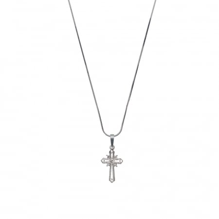Lantisoare din argint cu tematica religioasa: - Lantisor argint personalizat cruciulita argint 4237SCHD410 Dras