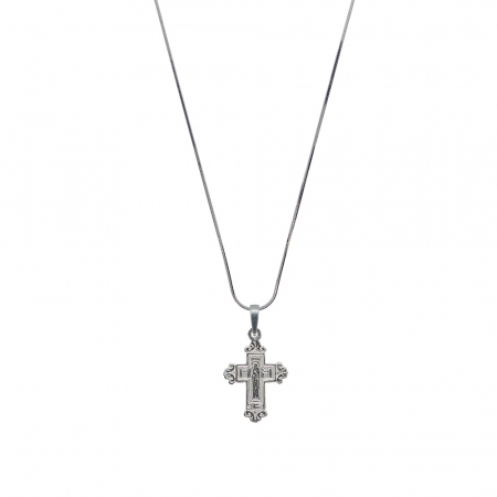 Cu cruciulite - Lantisor argint personalizat cruciulita argint 4239SCHD455 Dras