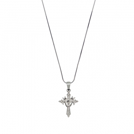 Cu cruciulite - Lantisor argint personalizat cruciulita argint 4243SCHD470 Dras