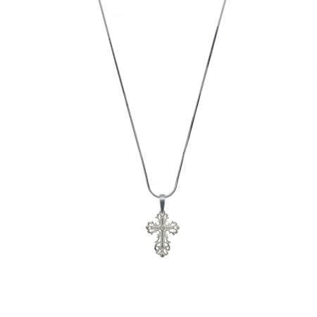 Lantisoare din argint cu tematica religioasa: - Lantisor argint personalizat cruciulita argint 4245SCHD395 Dras
