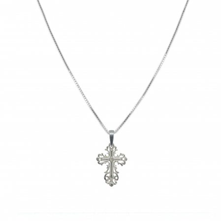 Cu cruciulite - Lantisor argint personalizat cruciulita argint 4245VEN315 Dras