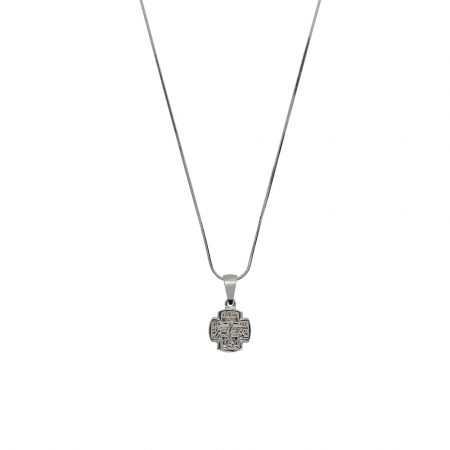 Cu cruciulite - Lantisor argint personalizat cruciulita argint 4248SCHD550 Dras