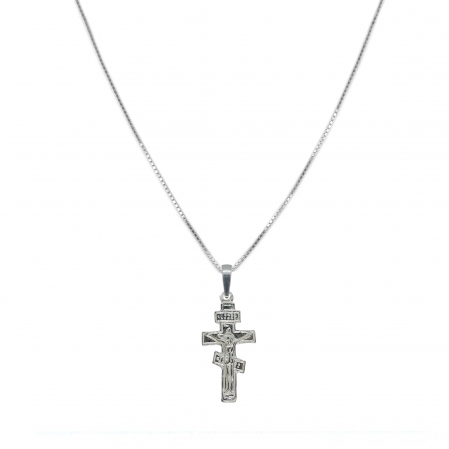 Cu cruciulite - Lantisor argint personalizat cruciulita argint 4297VEN370 Dras