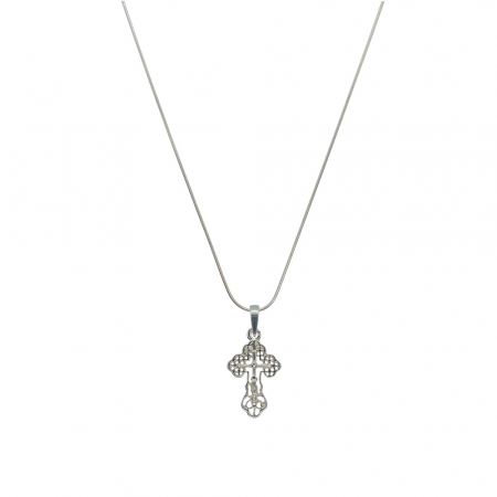 Cu cruciulite - Lantisor argint personalizat cruciulita argint 4298SCH435 Dras