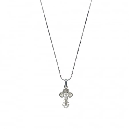 Lantisoare din argint cu tematica religioasa: - Lantisor argint personalizat cruciulita argint 4298SCHD435 Dras