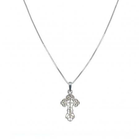 Cu cruciulite - Lantisor argint personalizat cruciulita argint 4298VEN355 Dras