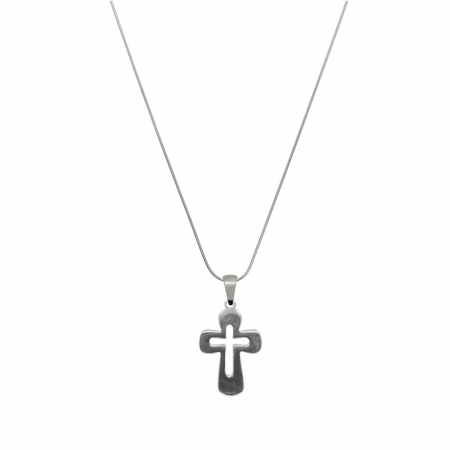 Cu cruciulite - Lantisor argint personalizat cruciulita argint 4501SCH455 Dras