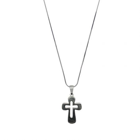 Cu cruciulite - Lantisor argint personalizat cruciulita argint 4501SCHD455 Dras