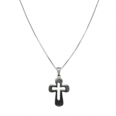 Cu cruciulite - Lantisor argint personalizat cruciulita argint 4501VEN375 Dras