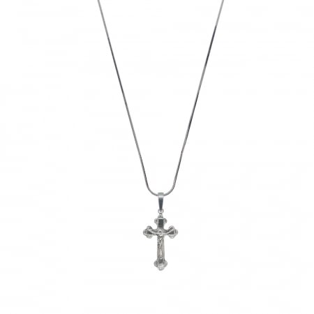 Lantisoare din argint cu tematica religioasa: - Lantisor argint personalizat cruciulita argint 4507SCHD390 Dras