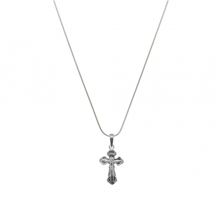 Cu cruciulite - Lantisor argint personalizat cruciulita argint 4512SCH380 Dras