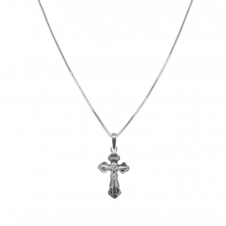Cu cruciulite - Lantisor argint personalizat cruciulita argint 4512VEN300 Dras