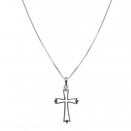 Cu cruciulite - Lantisor argint personalizat cruciulita argint 4522VEN305 Dras