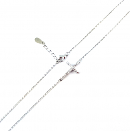 Cu cruciulite - Lantisor argint personalizat cruciulita argint reglabil 8751255 Dras