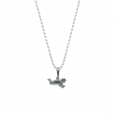 Lantisoare din argint cu tematica familie si prieteni - Lantisor argint personalizat medalion bebelus argint 4303FIG01295 Dras