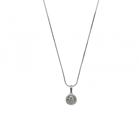 Cu ingerasi - Lantisor argint personalizat medalion Ingeras argint 4357SCHD400 Dras