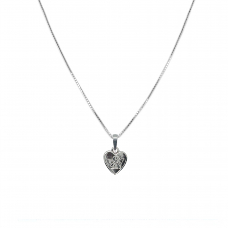 Cu ingerasi - Lantisor argint personalizat medalion Ingeras argint 4359VEN350 Dras
