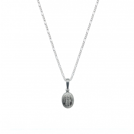 Cu ingerasi - Lantisor argint personalizat medalion ingerul pazitor argint 4373FIG31330 Dras