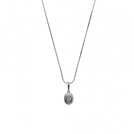 Cu ingerasi - Lantisor argint personalizat medalion ingerul pazitor argint 4373SCHD390 Dras