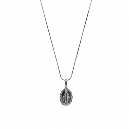 Cu medalioane - Lantisor argint personalizat medalion Maica Domnului argint 4141SCHD465 Dras