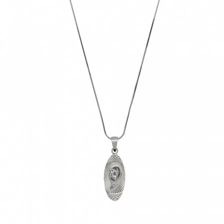 Cu medalioane - Lantisor argint personalizat medalion Maica Domnului argint 4241SCHD535 Dras