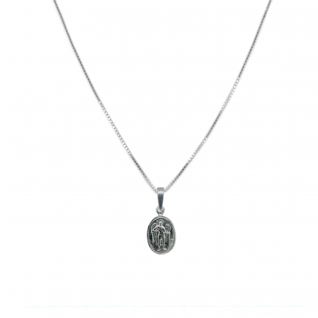 Lantisor argint personalizat medalion Sfantul Arhanghel Mihail argint 4382VEN325 Dras Cu medalioane - Lantisor argint personalizat medalion Sfantul Arhanghel Mihail argint 4382VEN325 Dras
