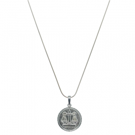 Lantisoare din argint cu zodiace: - Lantisor argint personalizat medalion zodie Scorpion zodiac european argint 4202SCH580 Dras