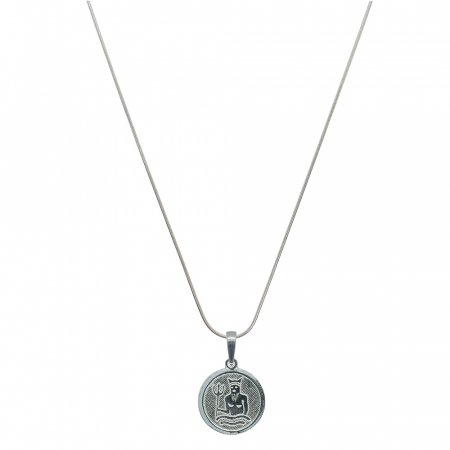 Lantisoare din argint cu zodiace: - Lantisor argint personalizat medalion zodie Varsator zodiac european argint 4201SCH480 Dras
