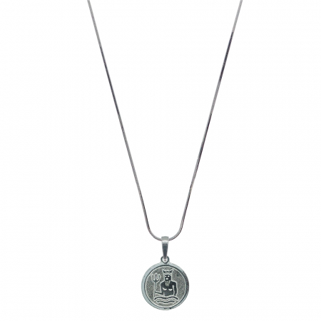 Lantisoare din argint cu zodiace: - Lantisor argint personalizat medalion zodie Varsator zodiac european argint 4201SCHD480 Dras