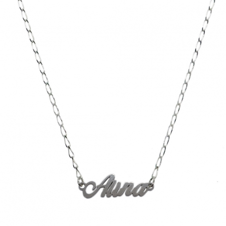 Cu nume decupate - Lantisor argint personalizat nume Alina argint 9417FIG01305 Dras