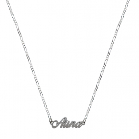 Cu nume decupate - Lantisor argint personalizat nume Alina argint 9417FIG31360 Dras