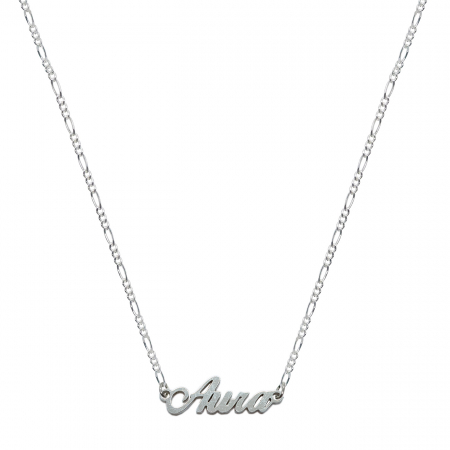 Cu nume decupate - Lantisor argint personalizat nume Aura argint 9418FIG31360 Dras