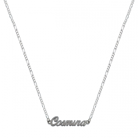 Lantisoare din argint cu nume: - Lantisor argint personalizat nume Cosmina argint 9460FIG31320 Dras