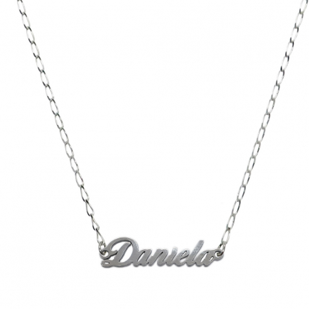 Cu nume decupate - Lantisor argint personalizat nume Daniela argint 9449FIG01305 Dras