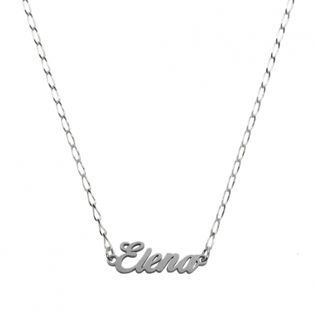 Cu nume decupate - Lantisor argint personalizat nume Elena argint 9428FIG01305 Dras