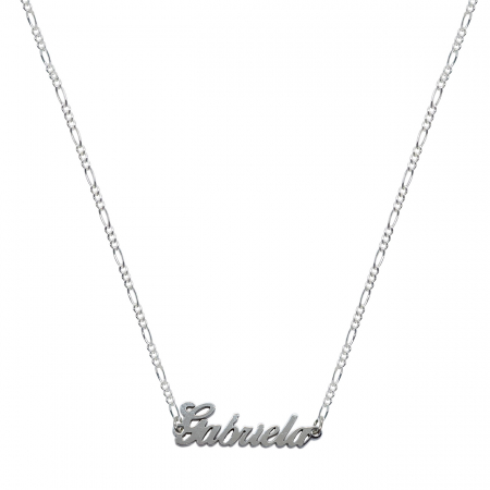 Cu nume decupate - Lantisor argint personalizat nume Gabriela argint 9421FIG31360 Dras