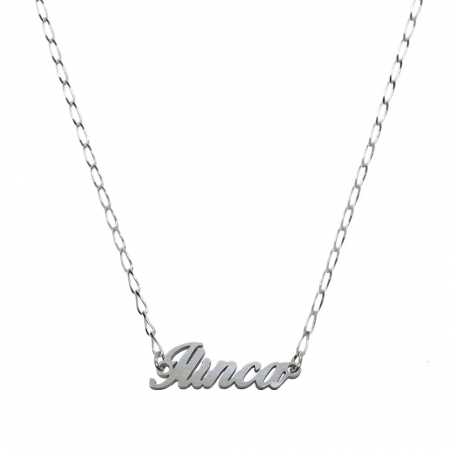Cu nume decupate - Lantisor argint personalizat nume Ilinca argint 9455FIG01305 Dras