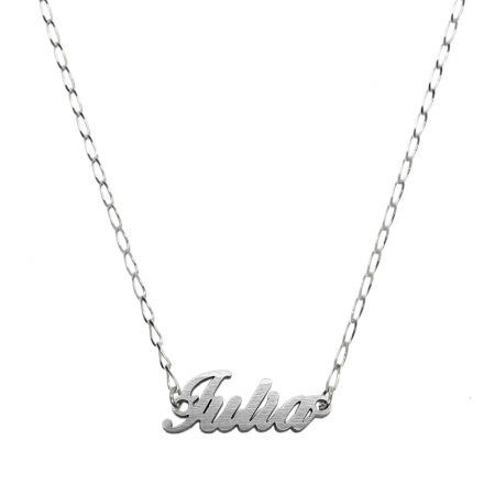 Cu nume decupate - Lantisor argint personalizat nume Iulia argint 9434FIG01305 Dras