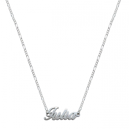 Cu nume decupate - Lantisor argint personalizat nume Iulia argint 9434FIG31360 Dras