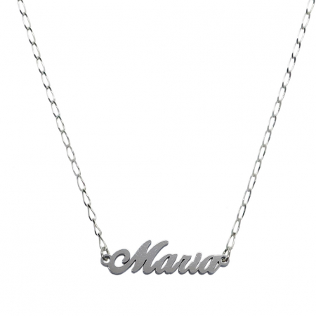 Cu nume decupate - Lantisor argint personalizat nume Maria argint 9436FIG01305 Dras